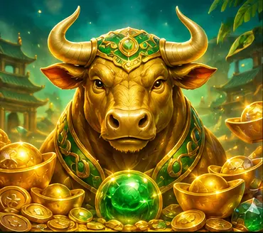 Ilustração temática de Fortune Ox