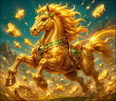 Ilustração temática de Fortune Horse