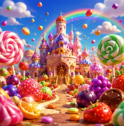 Ilustração temática de Sweet Bonanza
