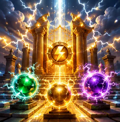 Ilustração temática de Gates of Olympus