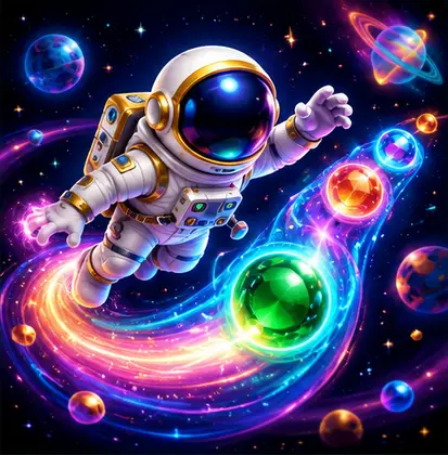 Ilustração temática de Spaceman